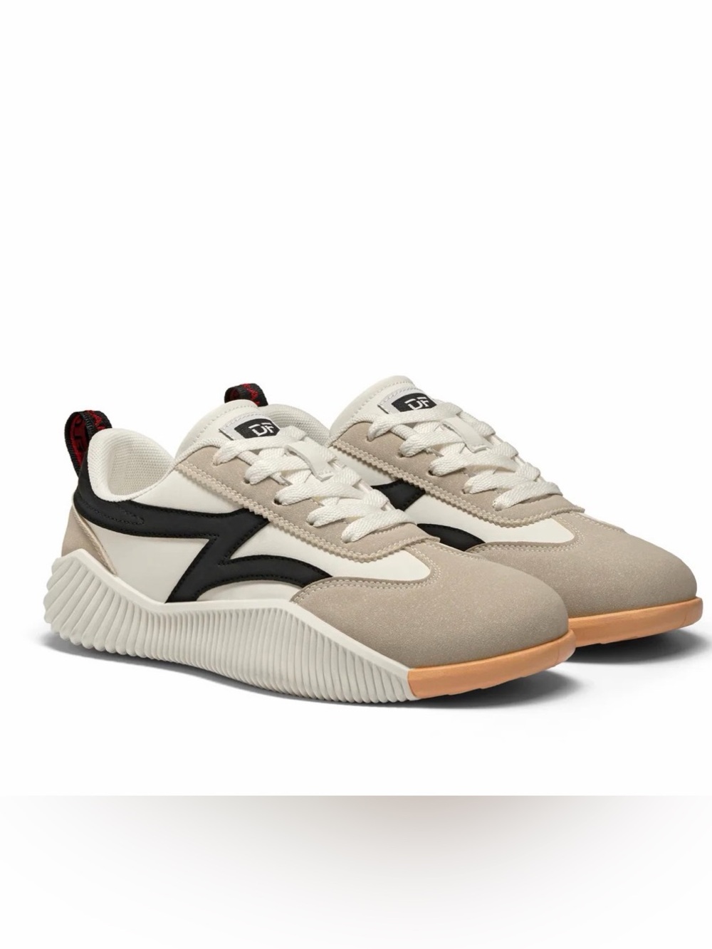 DF Cloudea 2.0Women's Cream & Black Fashion Sneakers orthopedic size 11 woman’s